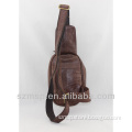 vintage cowhide leather sling bag, hot fashion cross sling bag